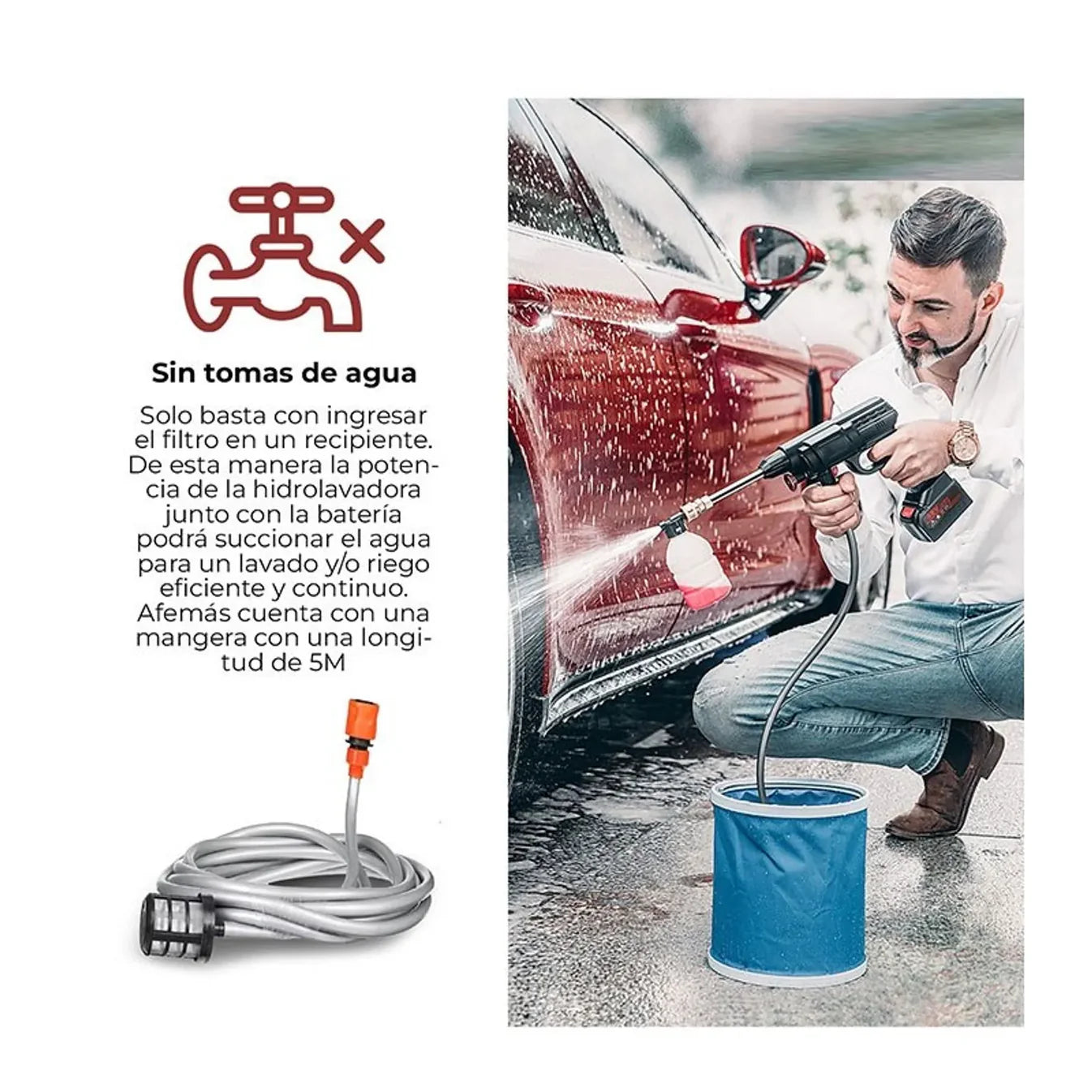HIDROLAVADORA PISTOLA INALAMBRICA