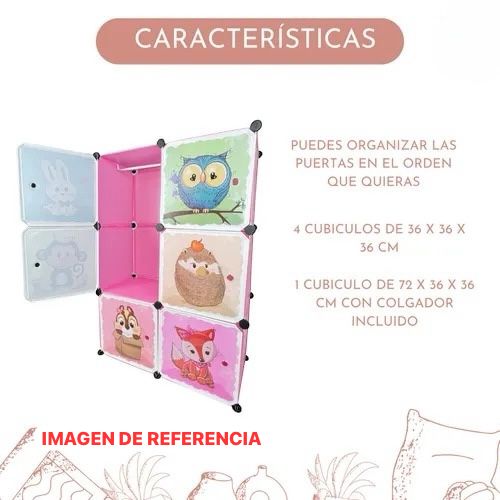 armario infantil 2 columnas