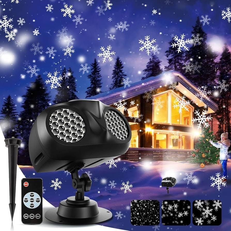 Proyector Figuras Navideñas 4 Tarjetas +