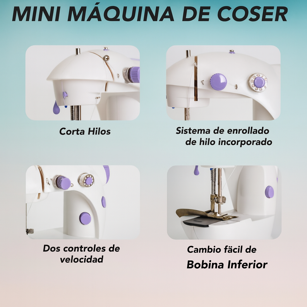 Máquina De Coser Eléctrica 12 Puntadas