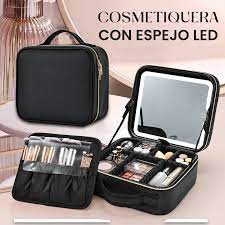 Cosmetiquera Con Espejo Led
